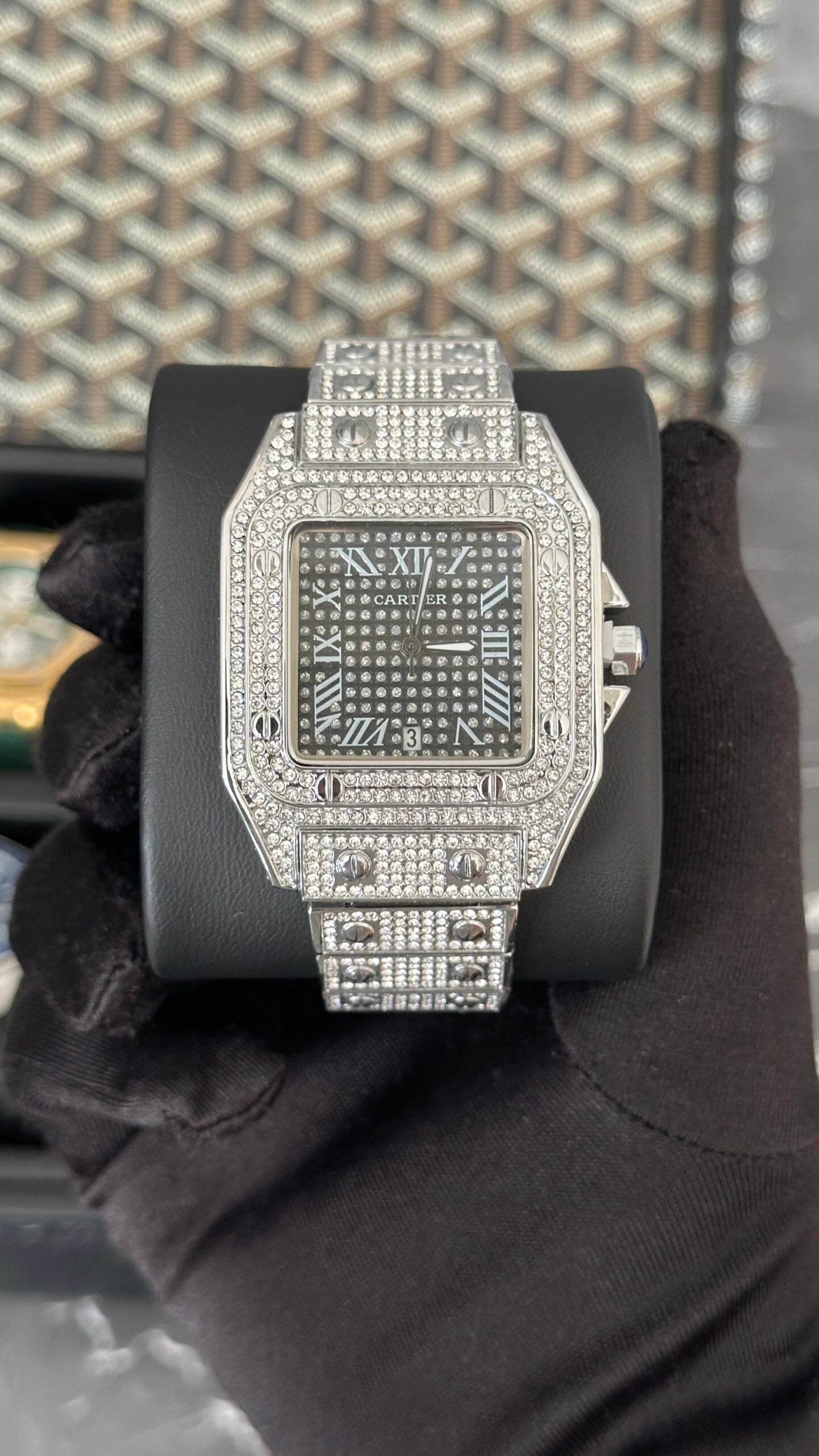 CRT PLATA/NEGRO BRILLANTES