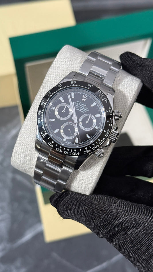 RLX DAYTONA (PLATA-NEGRO/NEGRO)