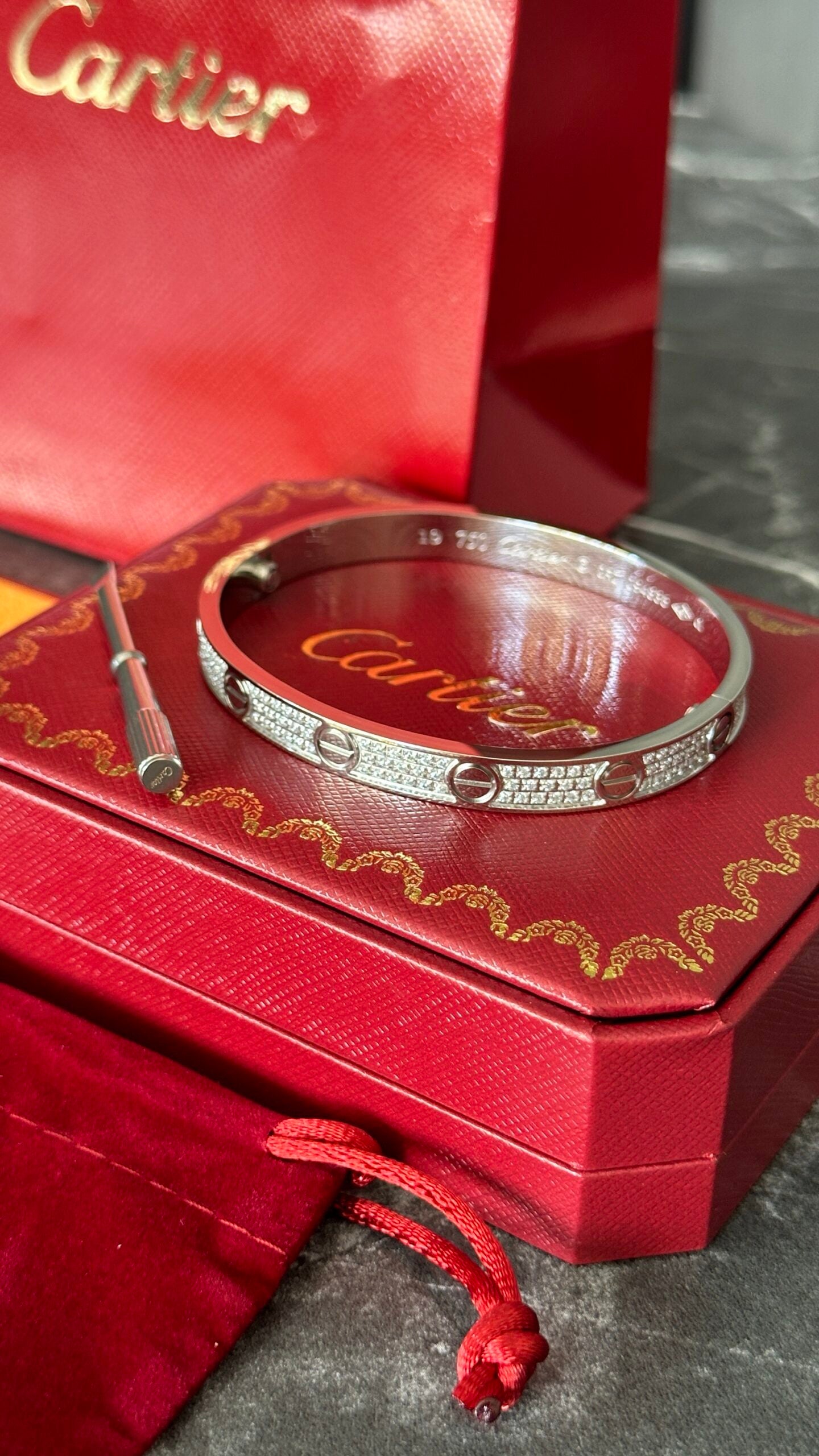 PULSERA CRTR PLATA/DIAMANTES