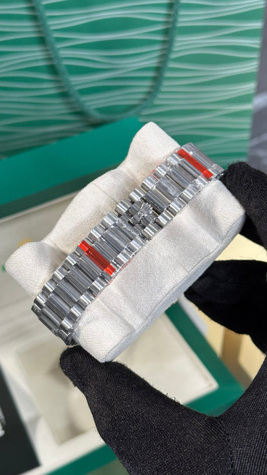 RLX DAY-DATE (PLATA/BLANCO-ROMANO)