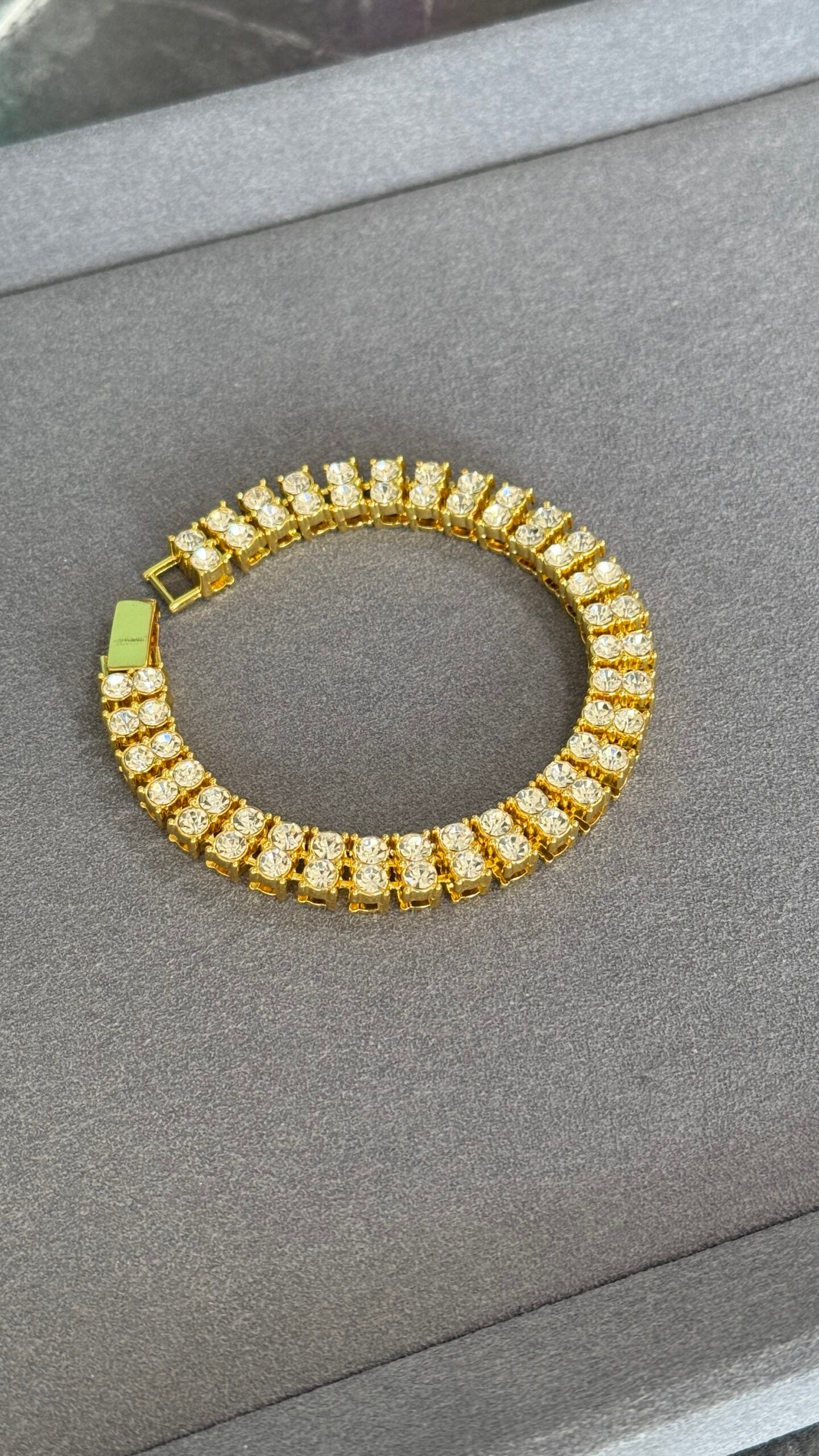 PULSERA DIAMANTES 2 ORO