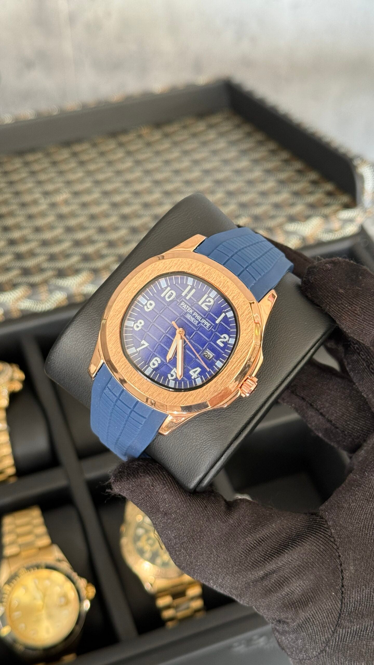 PP GOMA AZUL / BRONZE