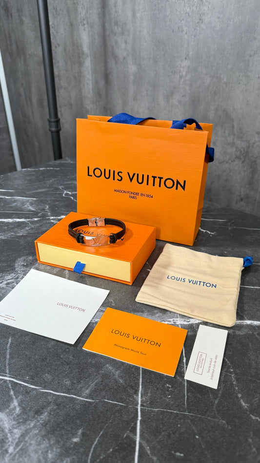 PULSERA LV CUERO
