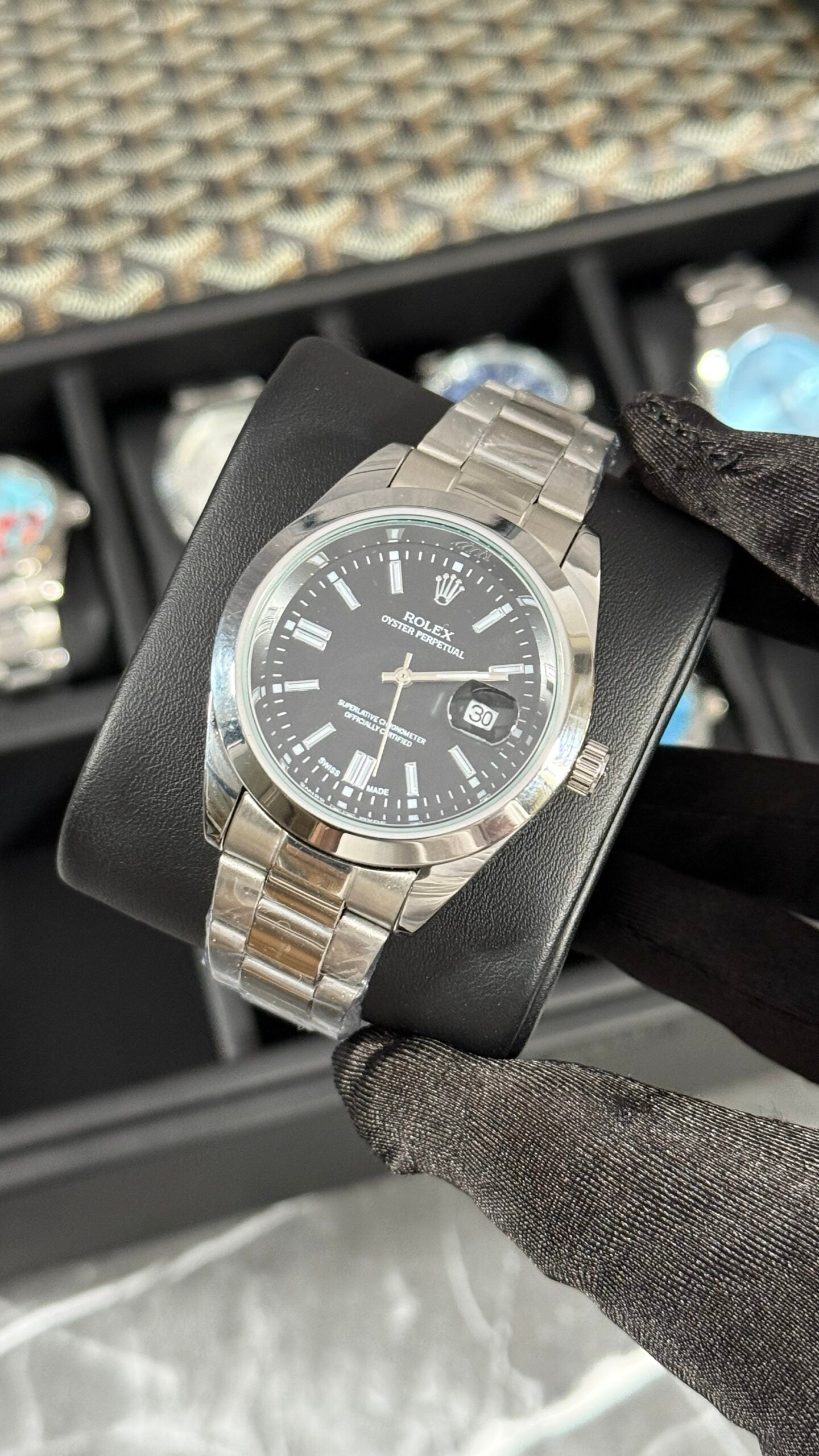 RLX OP PLATA / NEGRO