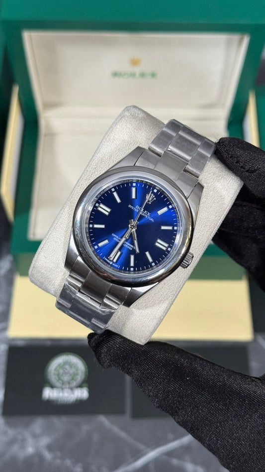 RLX OYSTER PERPETUAL (PLATA/AZUL)