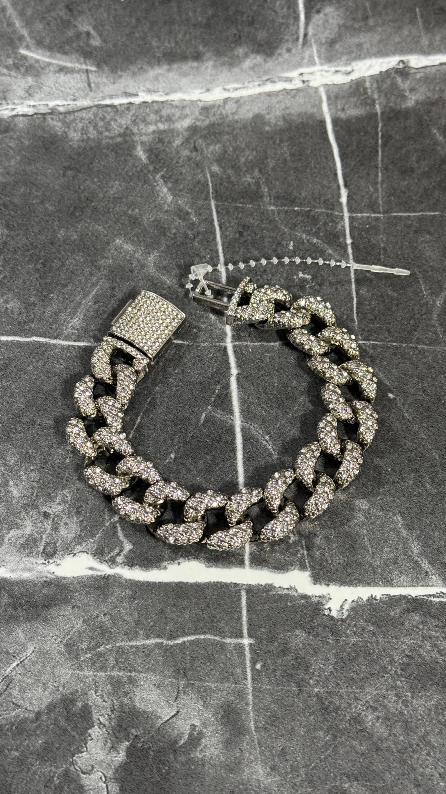 PULSERA PLATA BRILLANTE