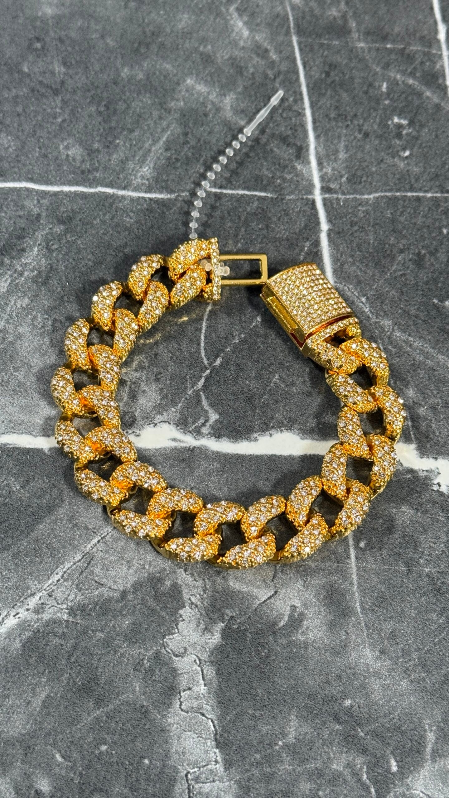 PULSERA ORO BRILLANTES