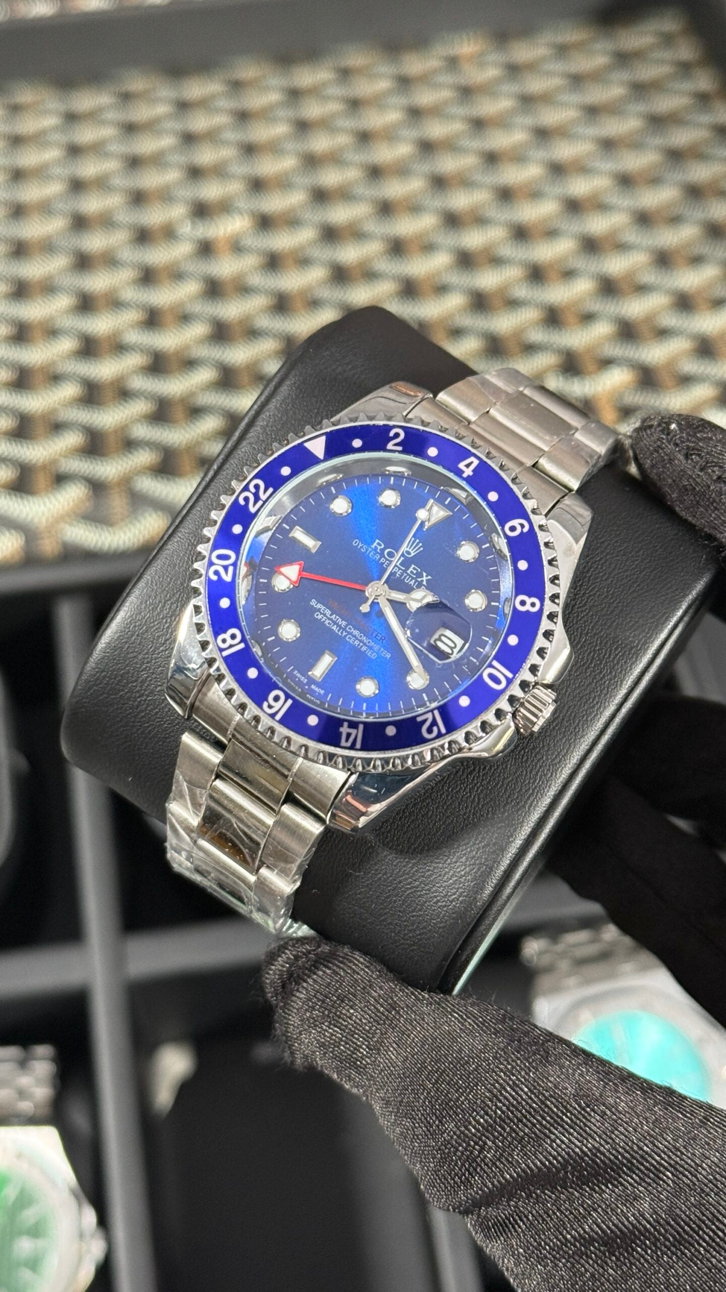 RLX AZUL / PLATA GMT RJ