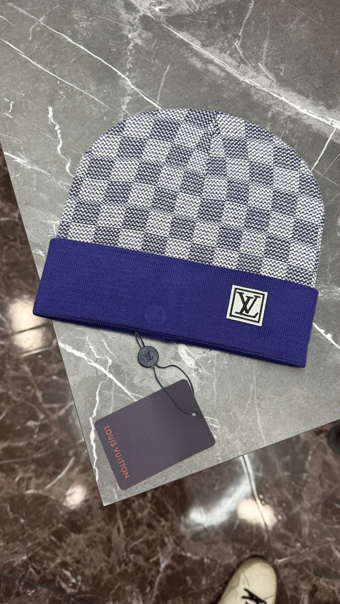 GORRO LV AZUL