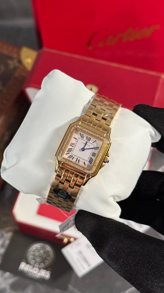 CRT PANTHÈRE (ORO/ BRILLANTE) 28MM