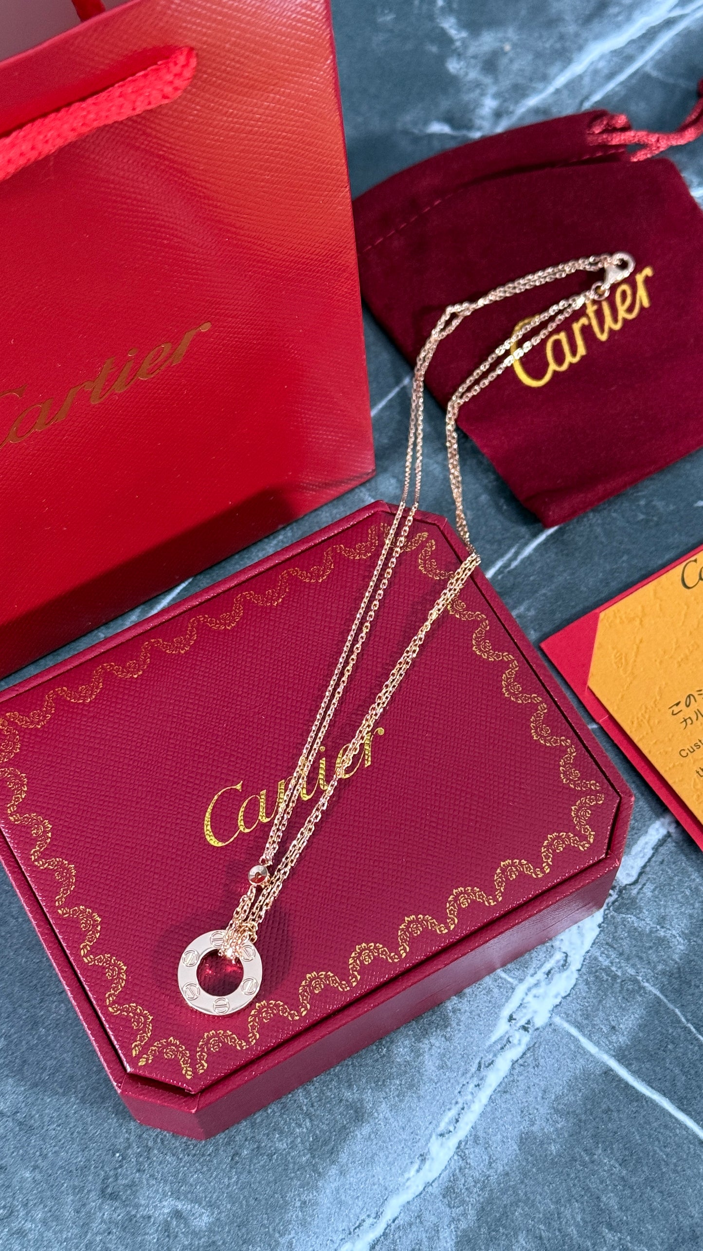 COLGANTE CRT ORO ROSA