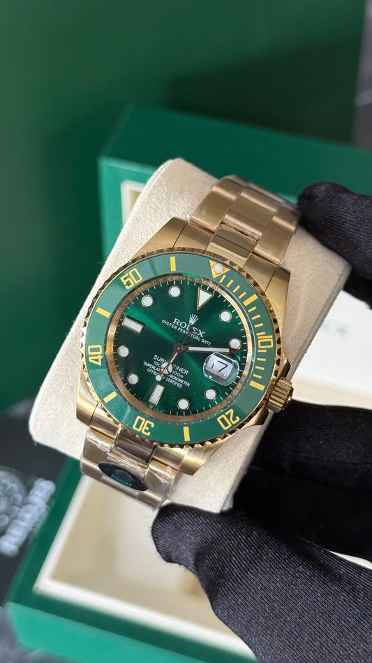RLX SUBMARINER (ORO/VERDE)