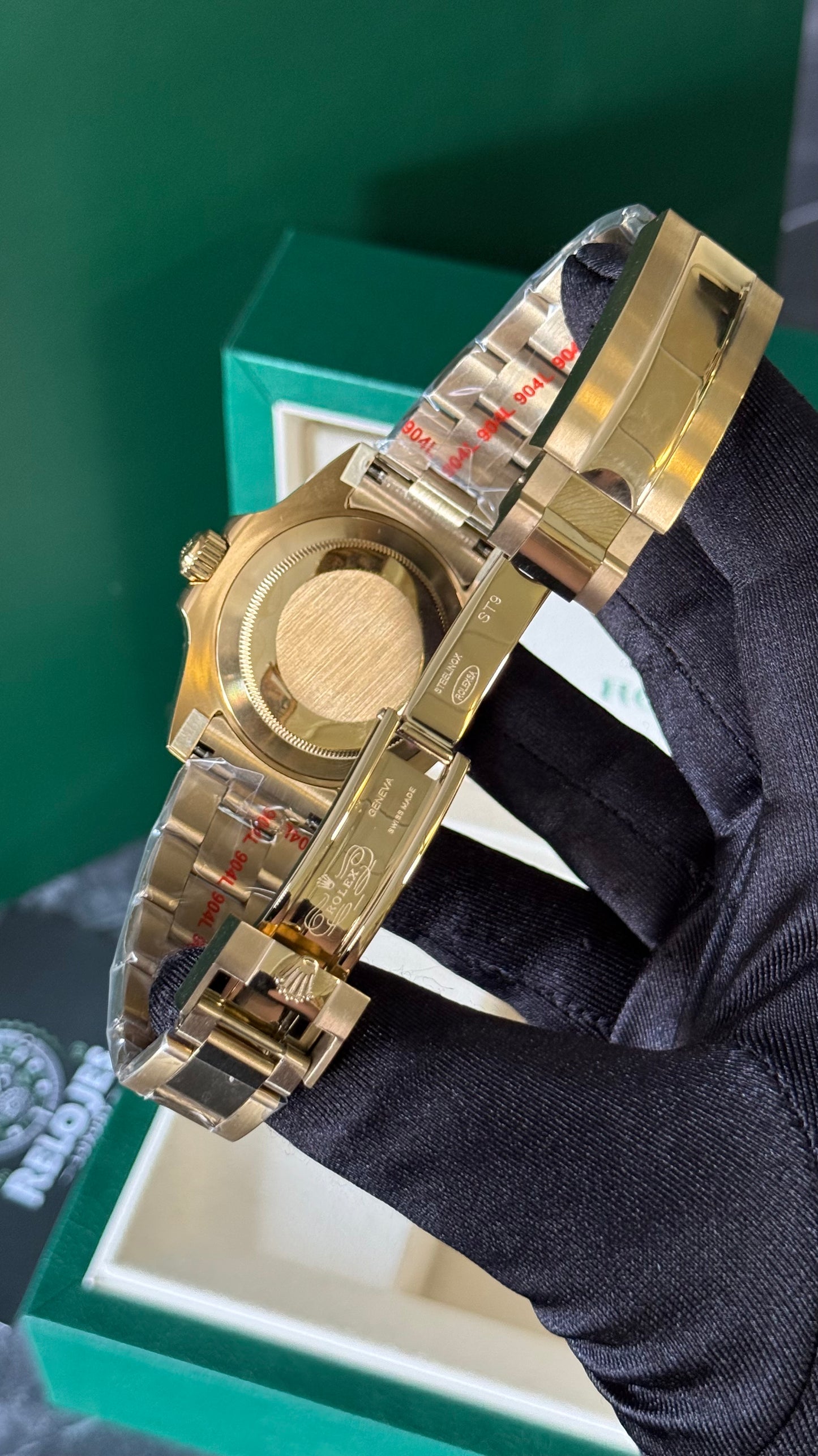 RLX SUBMARINER (ORO/VERDE)