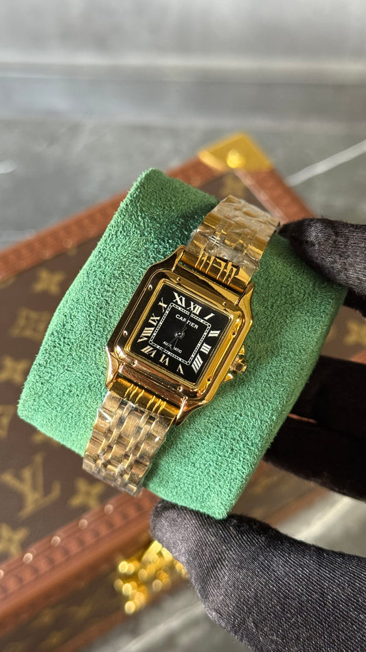 CRT PANTHÈRE DORADO / NEGRO 28mm