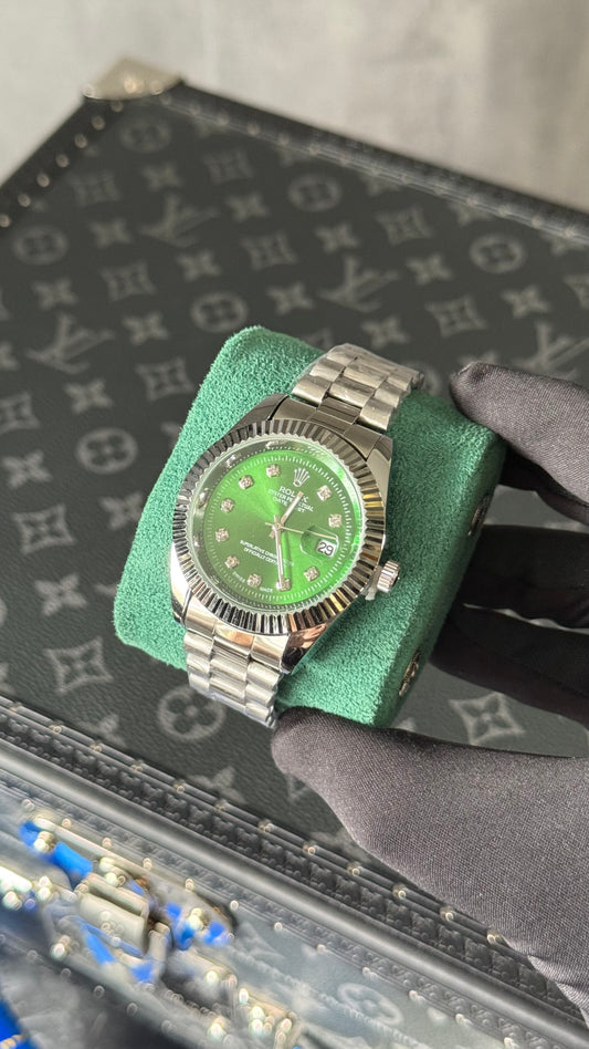 RLX DTJ PLATA/VERDE JUBILEE BRILL