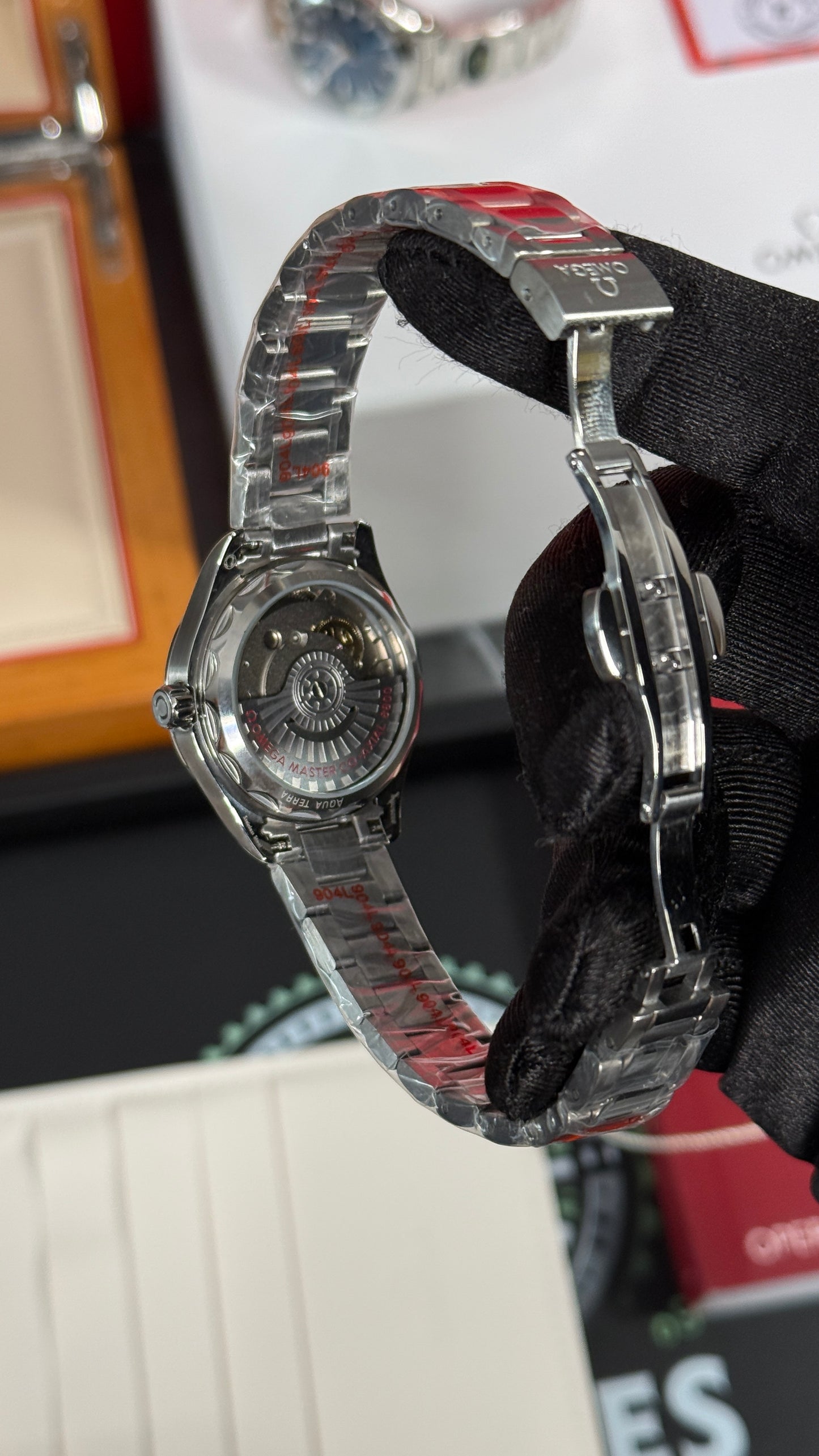 OMG AQUA TERRA (PLATA/NEGRO) 34mm