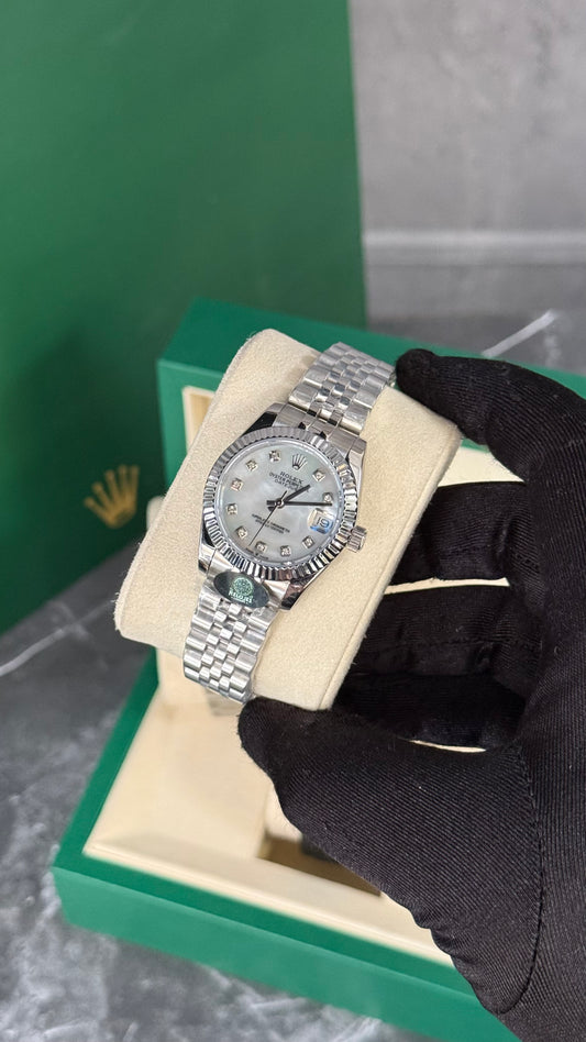 RLX DATEJUST JUBILEE MOTHER PEARL PLATA 31MM