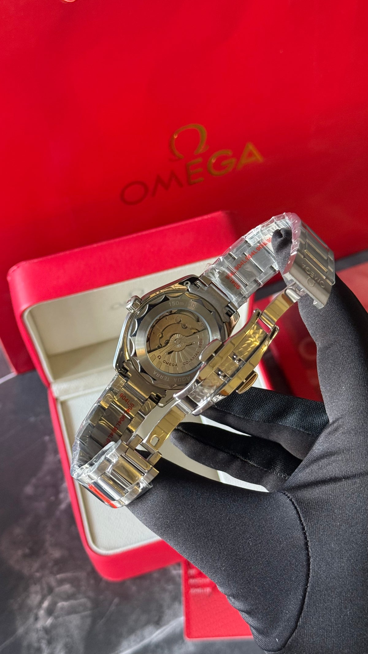 OMG AQUATERRA (PLATA/AZUL CELESTE) 41mm