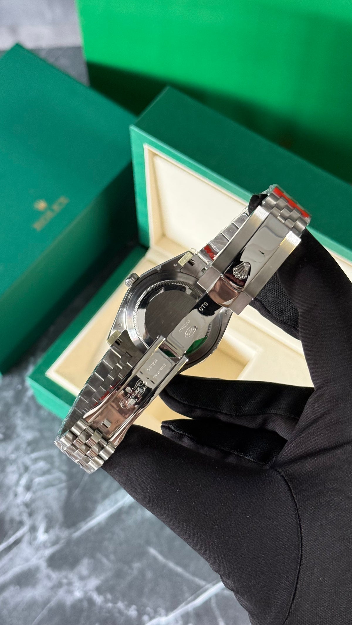 RLX DATEJUST (PLATA/AZUL) JUBILEE ROMANO