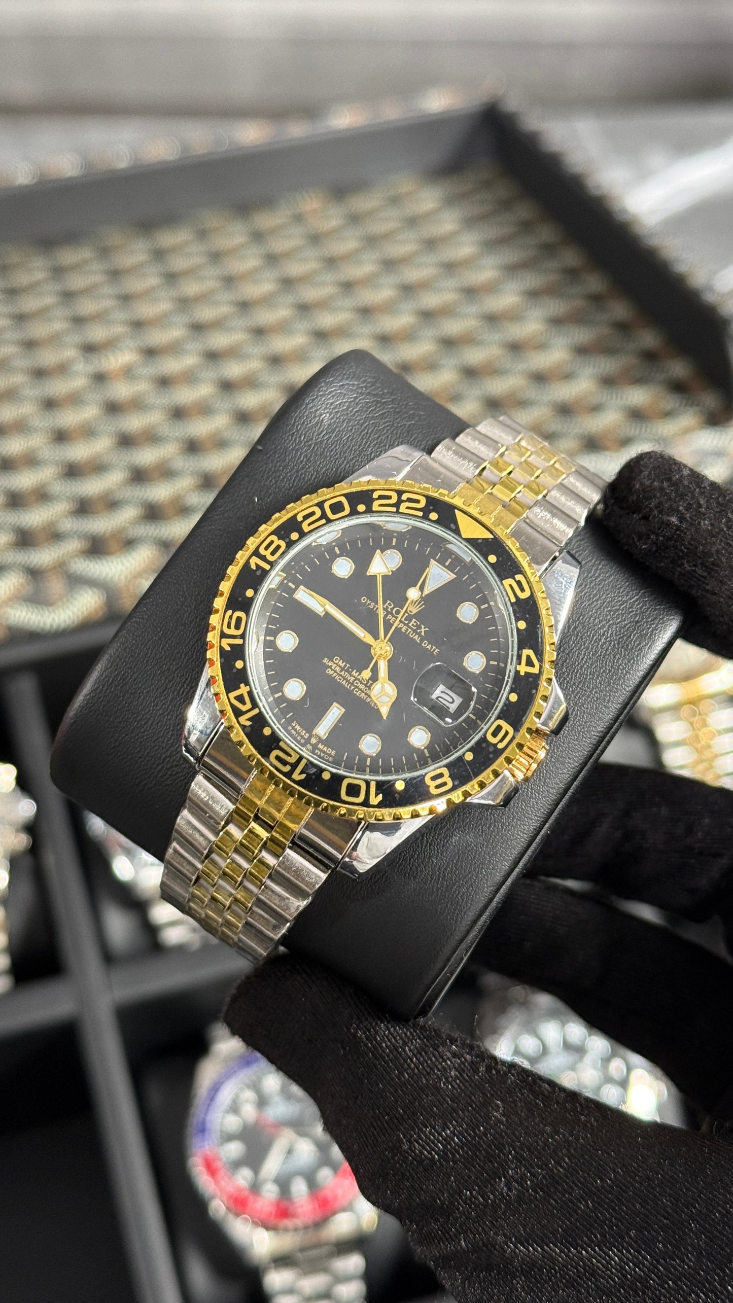 RLX GMT MS ORO/ PLATA J