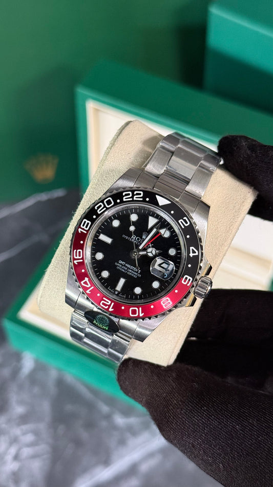 RLX GMT-MÁSTER ll COKE (ROJO/NEGRO/PLATA)