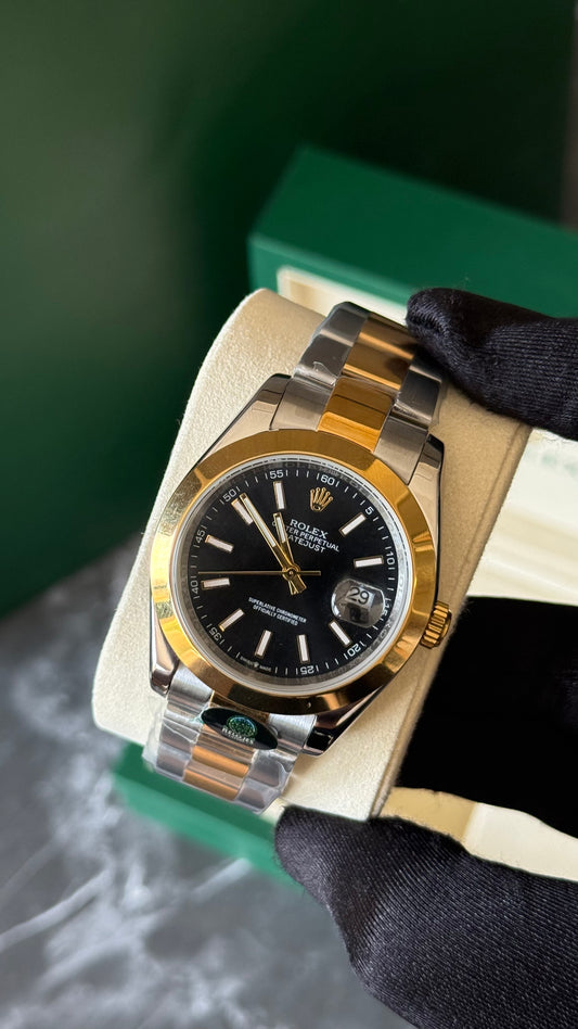 RLX DATEJUST (BICOLOR/NEGRO) 41MM