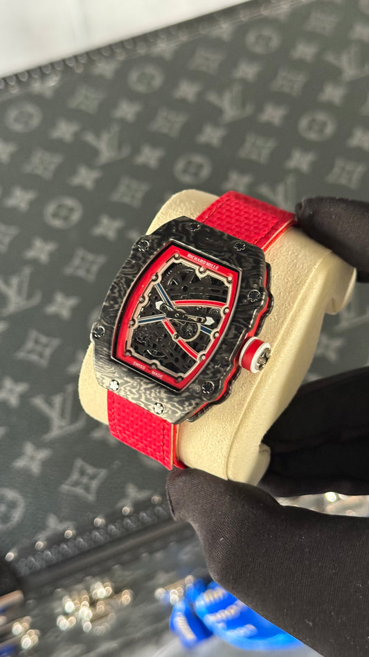RM ROJO/ NEGRO TEXT 67-02