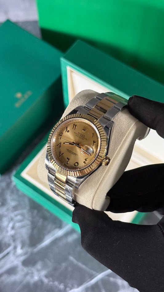 RLX DATEJUST (BICOLOR - ARABIC) M