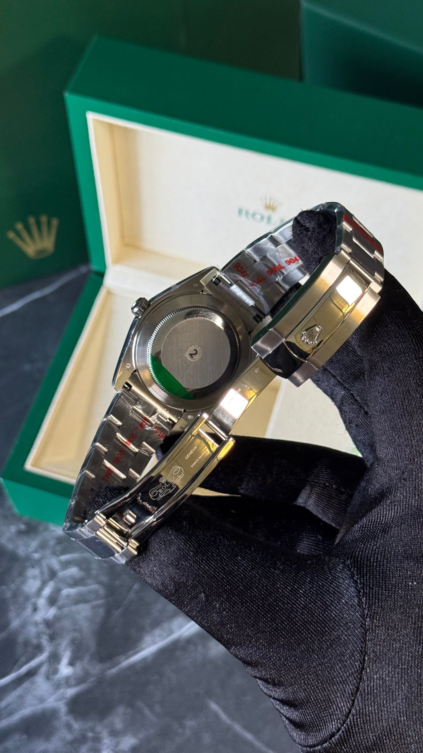 RLX DATEJUST (AZUL/PLATA) LISO 41MM