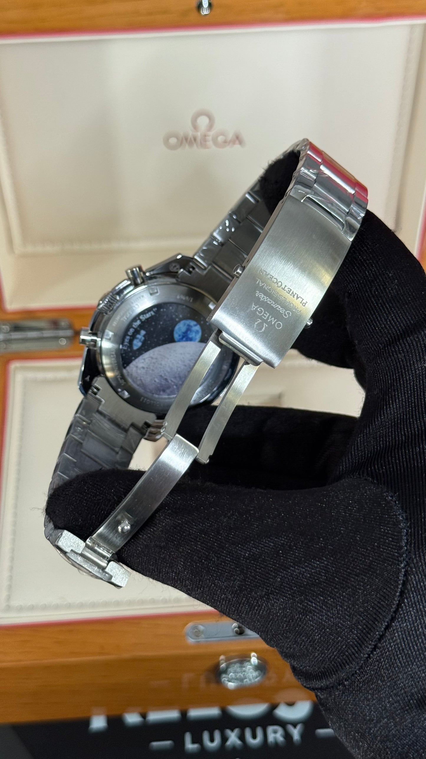 OMG SPEEDMASTER (PLATA/AZUL) SNOOPY