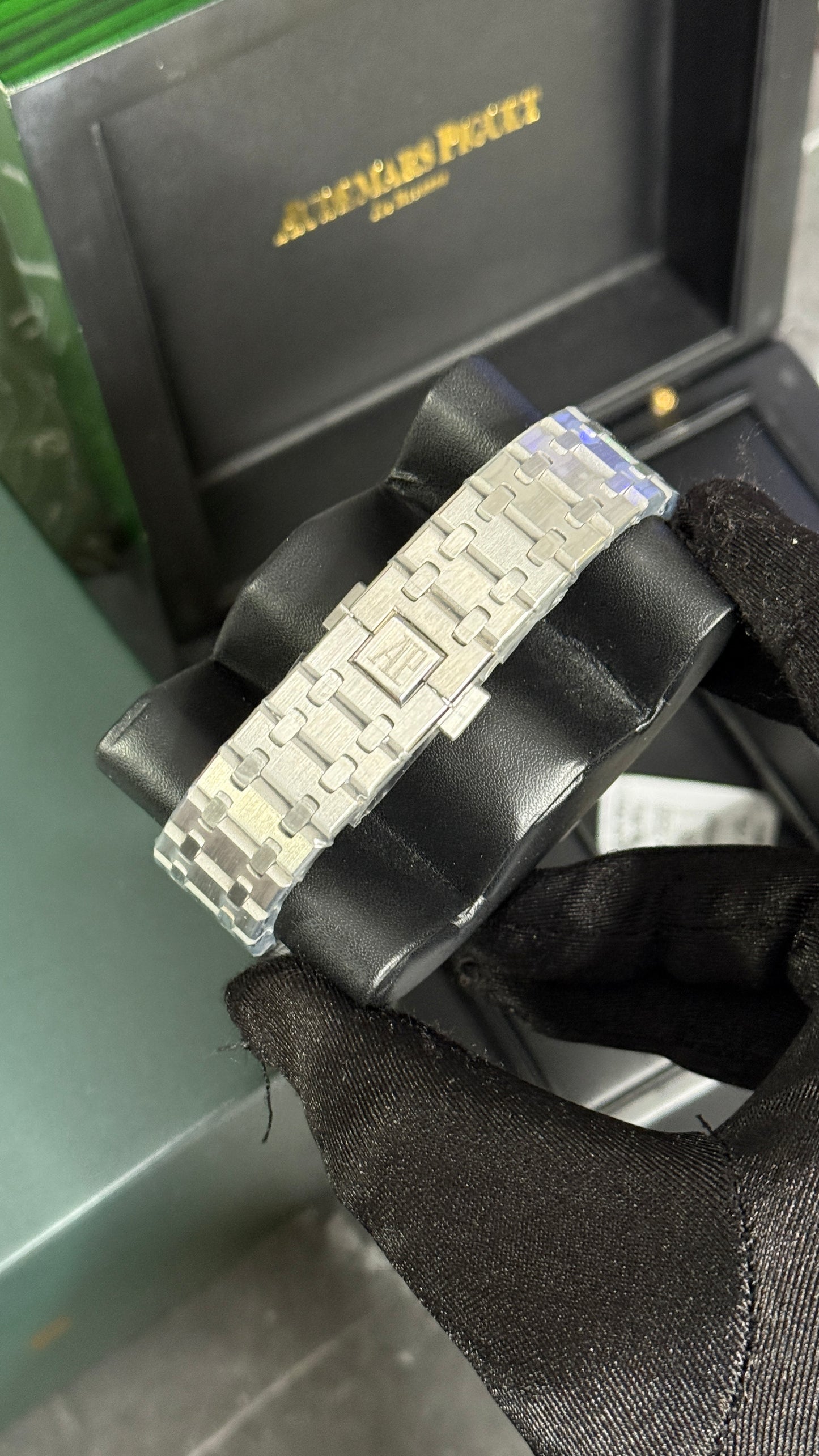 AP ROYAL OAK CRONÓGRAFO (PLATA/VERDE)