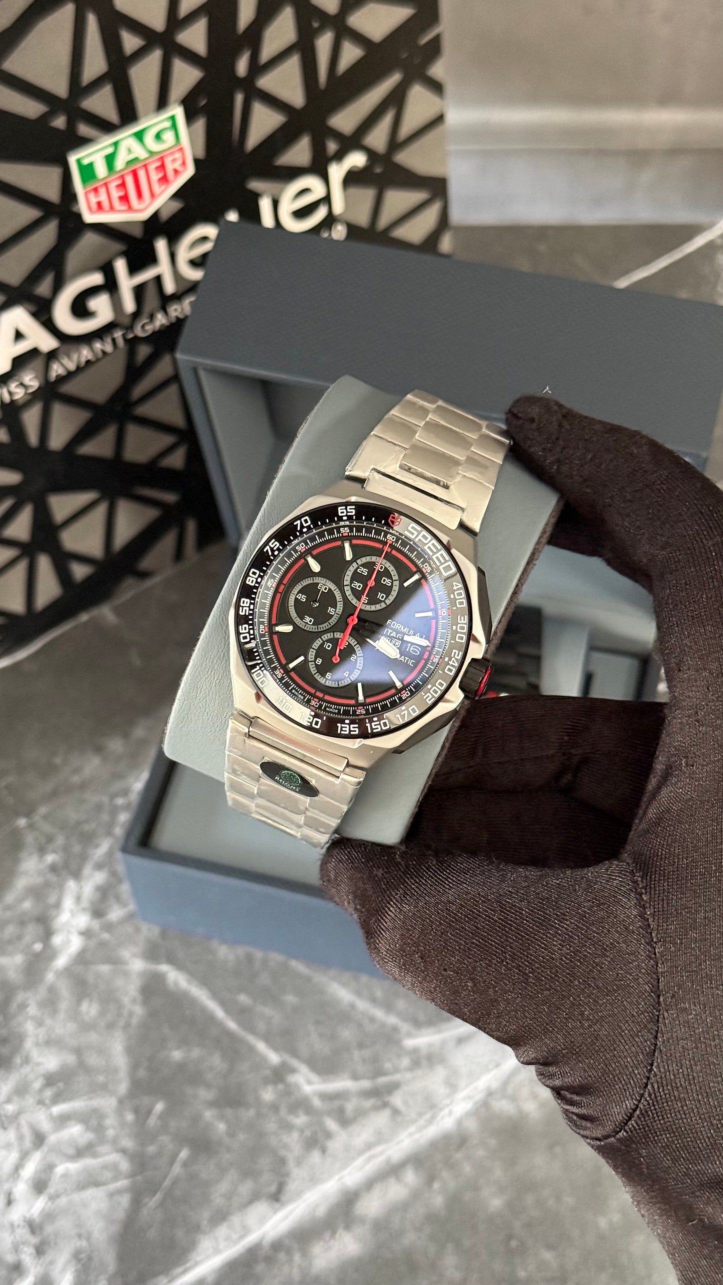 TH FORMULA 1 (PLATA/ NEGRO) 41mm