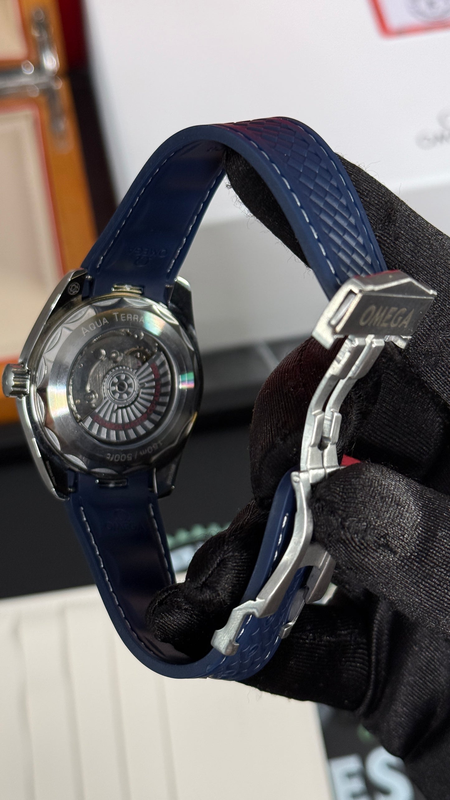 OMG SEAMASTER (PLATA/AZUL)