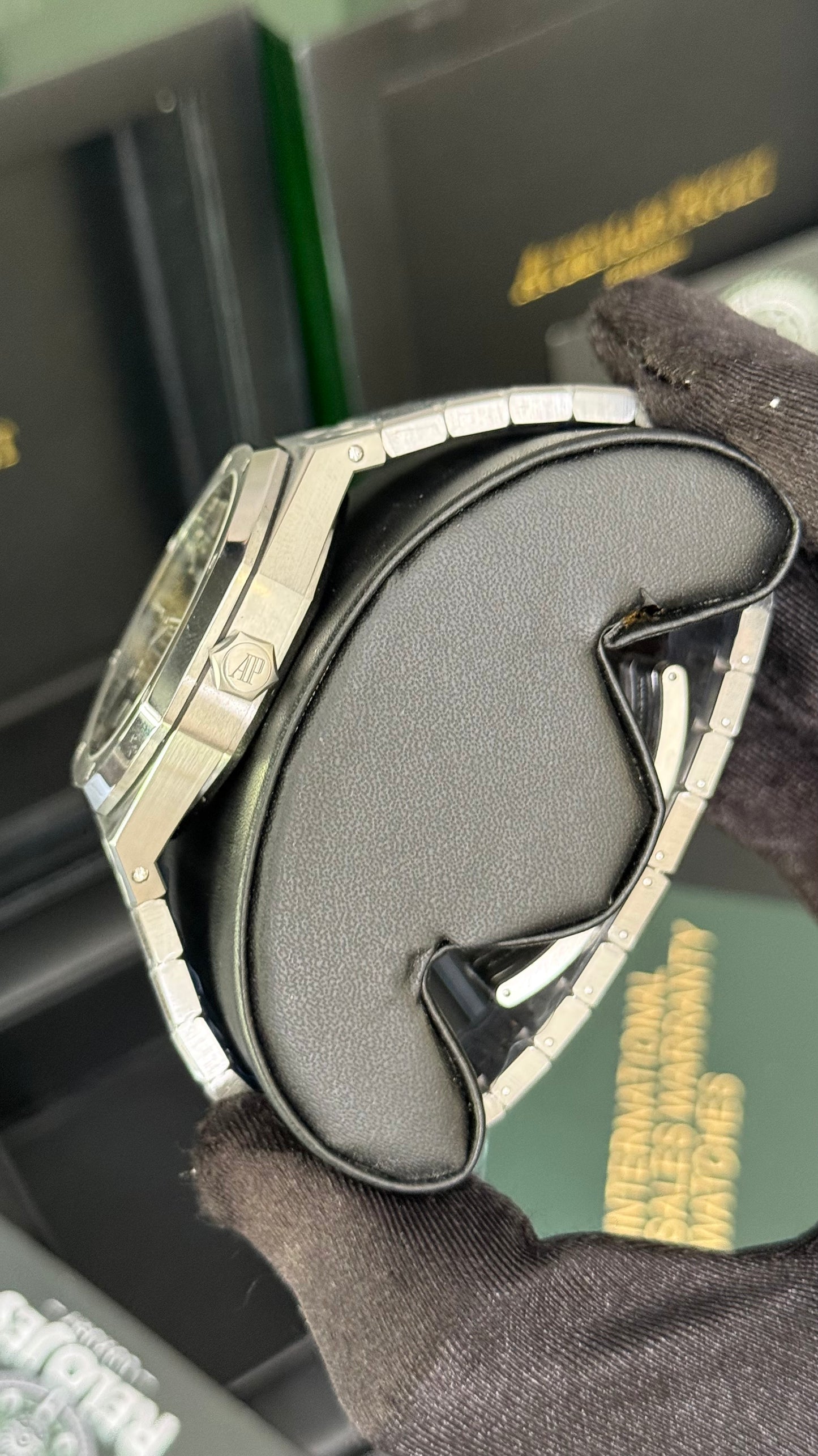AP ROYAL OAK (PLATA/ NEGRO) SUPERCL0N