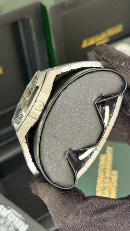 AP ROYAL OAK (PLATA/ NEGRO) SUPERCL0N