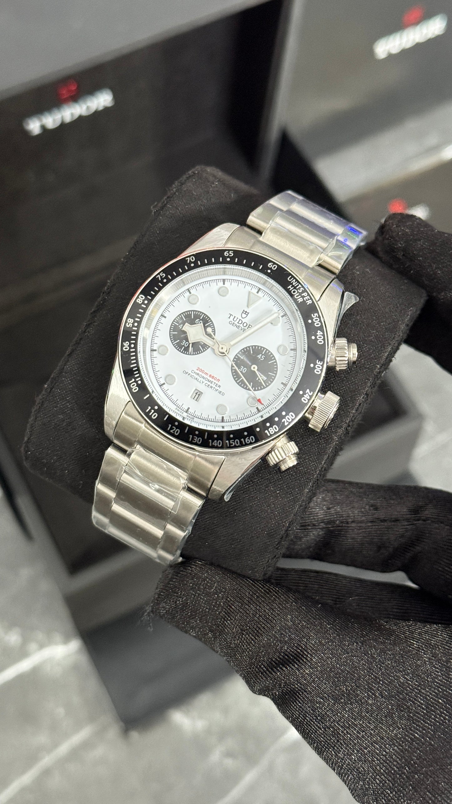 TDR BB CHRONO (PLATA/BLANCO)
