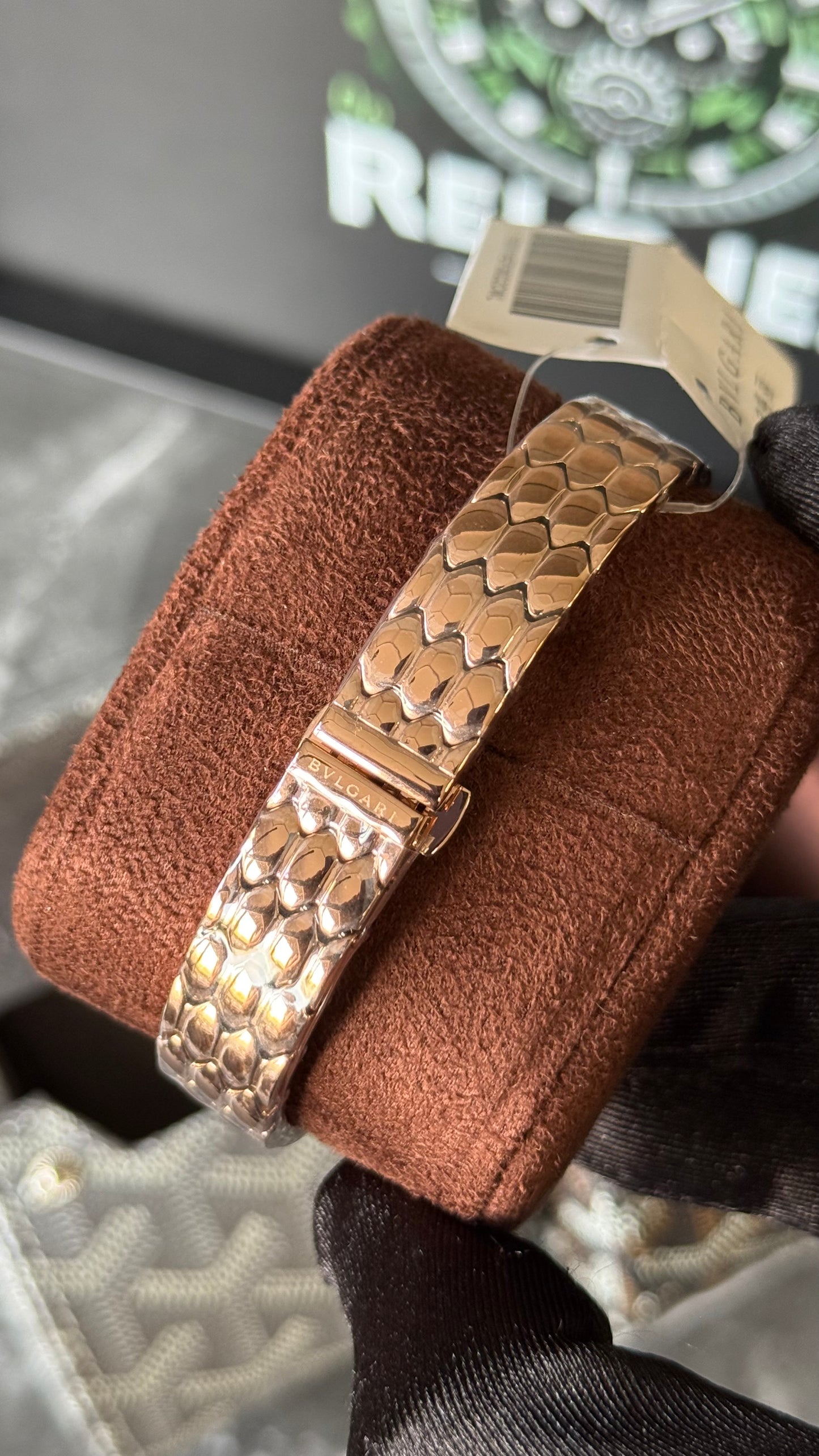BVLG SERPENTI ORO ROSA