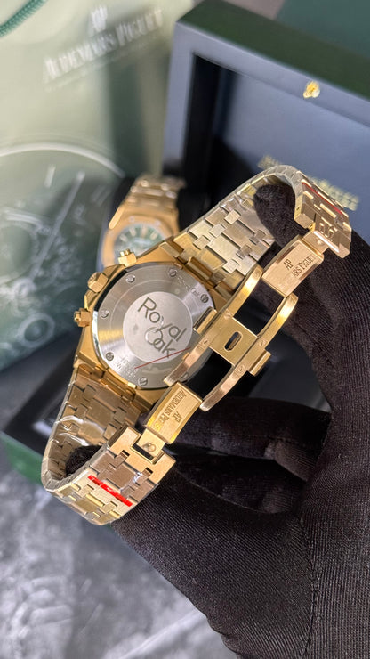 AP ROYAL OAK CRONÓGRAFO (FULL ORO / AZUL)