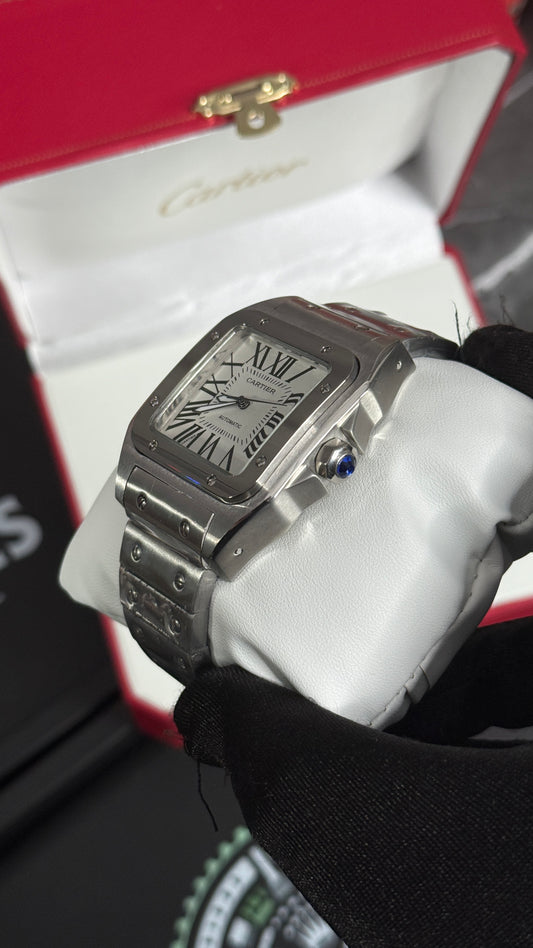 CRT SANTOS (PLATA/BLANCO) 42MM