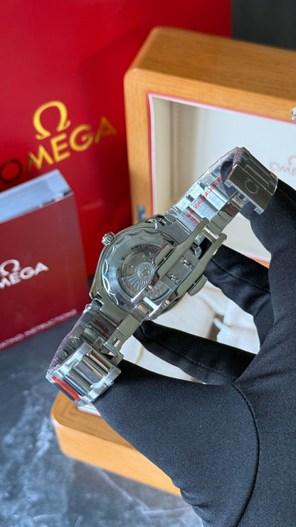 OMG AQUA TERRA (VERDE/PLATA) 41mm