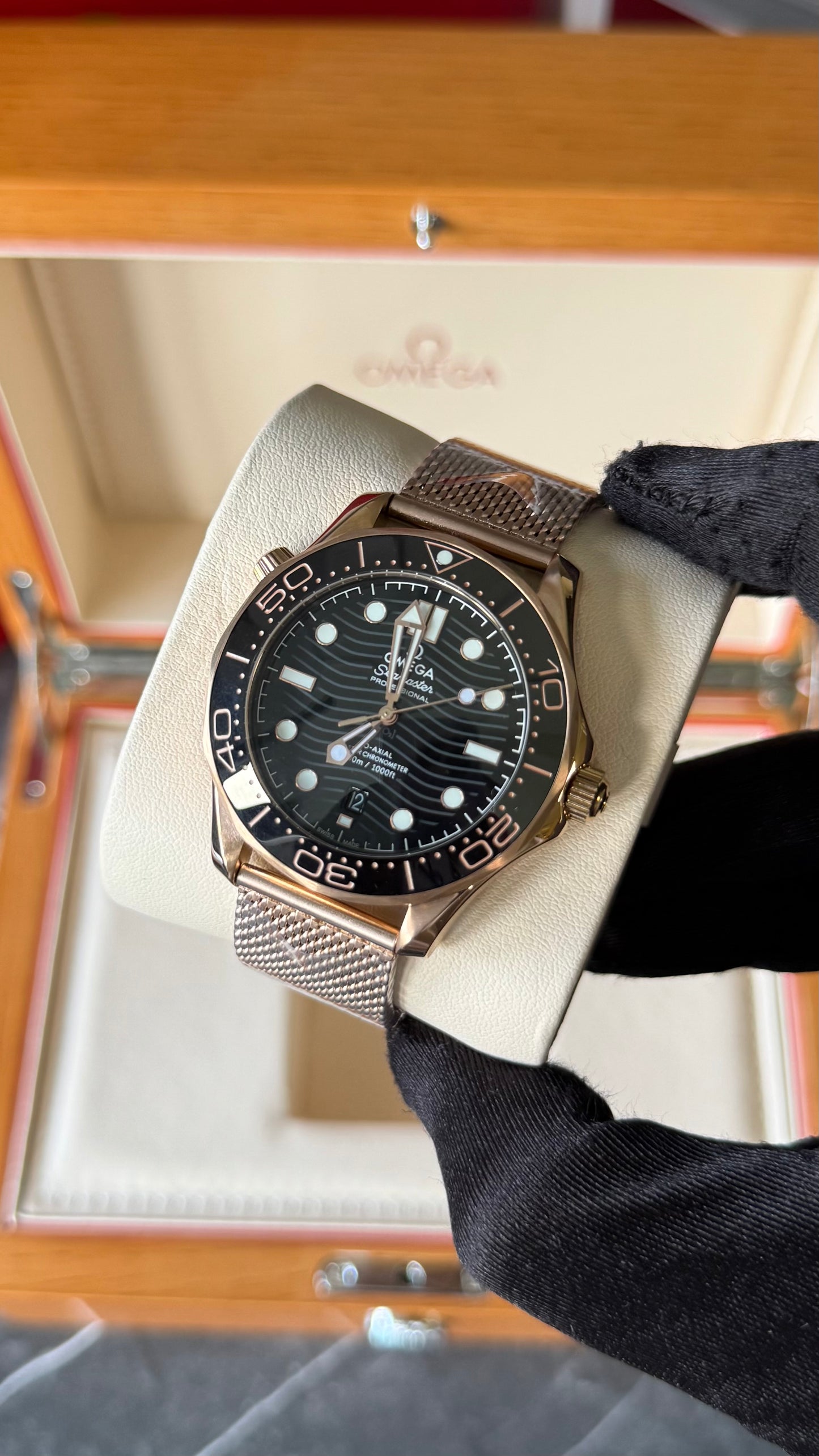 OMG SEAMASTER ZrO2 ORO ROSA