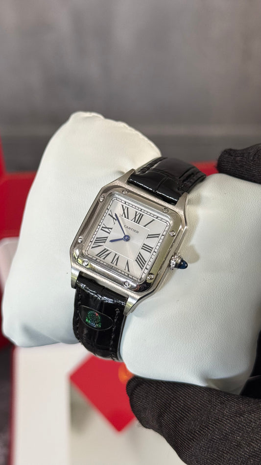 CRT SANTOS-DUMONT (PLATA/NEGRO) 28MM