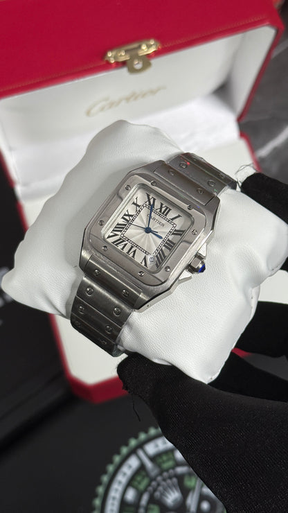 CRT SANTOS (PLATA/BLANCO) 36MM