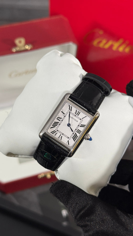 CRT TANK LOUIS (PLATA/BLANCO) 26MM