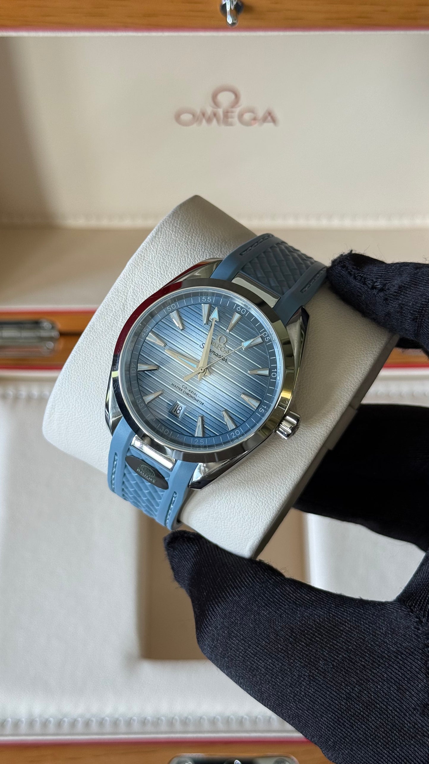 OMG SEAMASTER CHRONOMETER AZUL