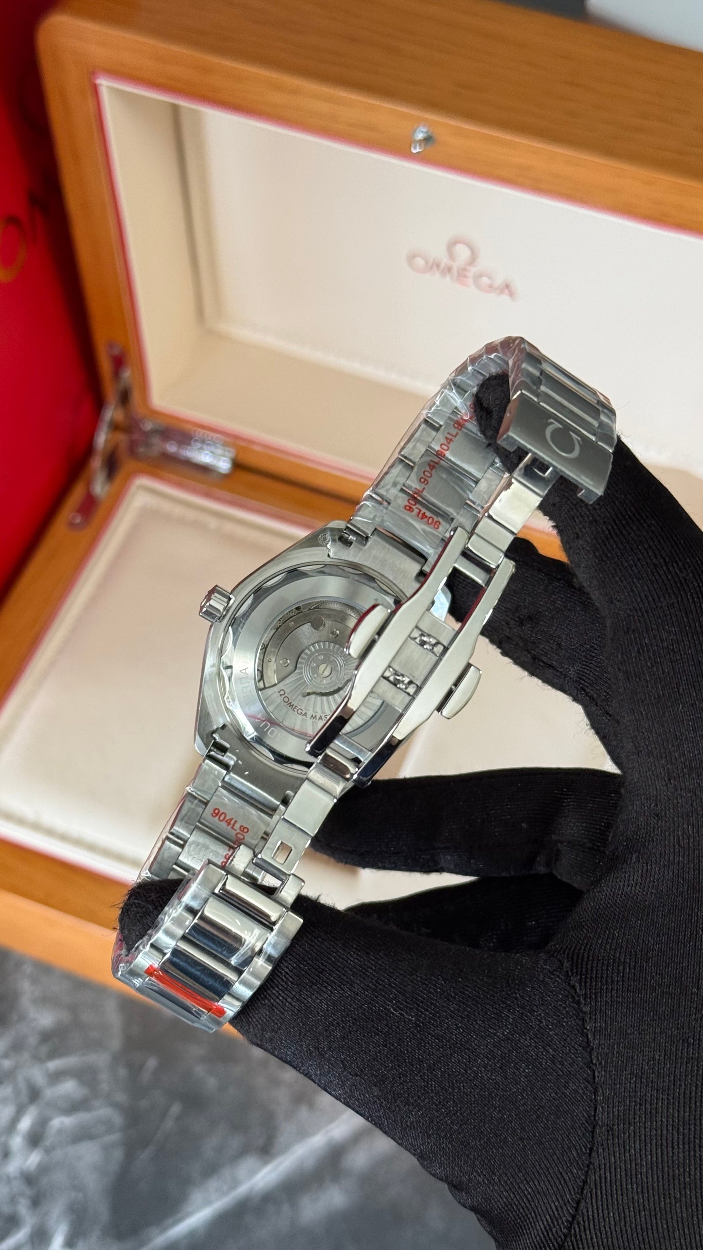 OMG AQUA TERRA (PLATA/AZUL) 41mm