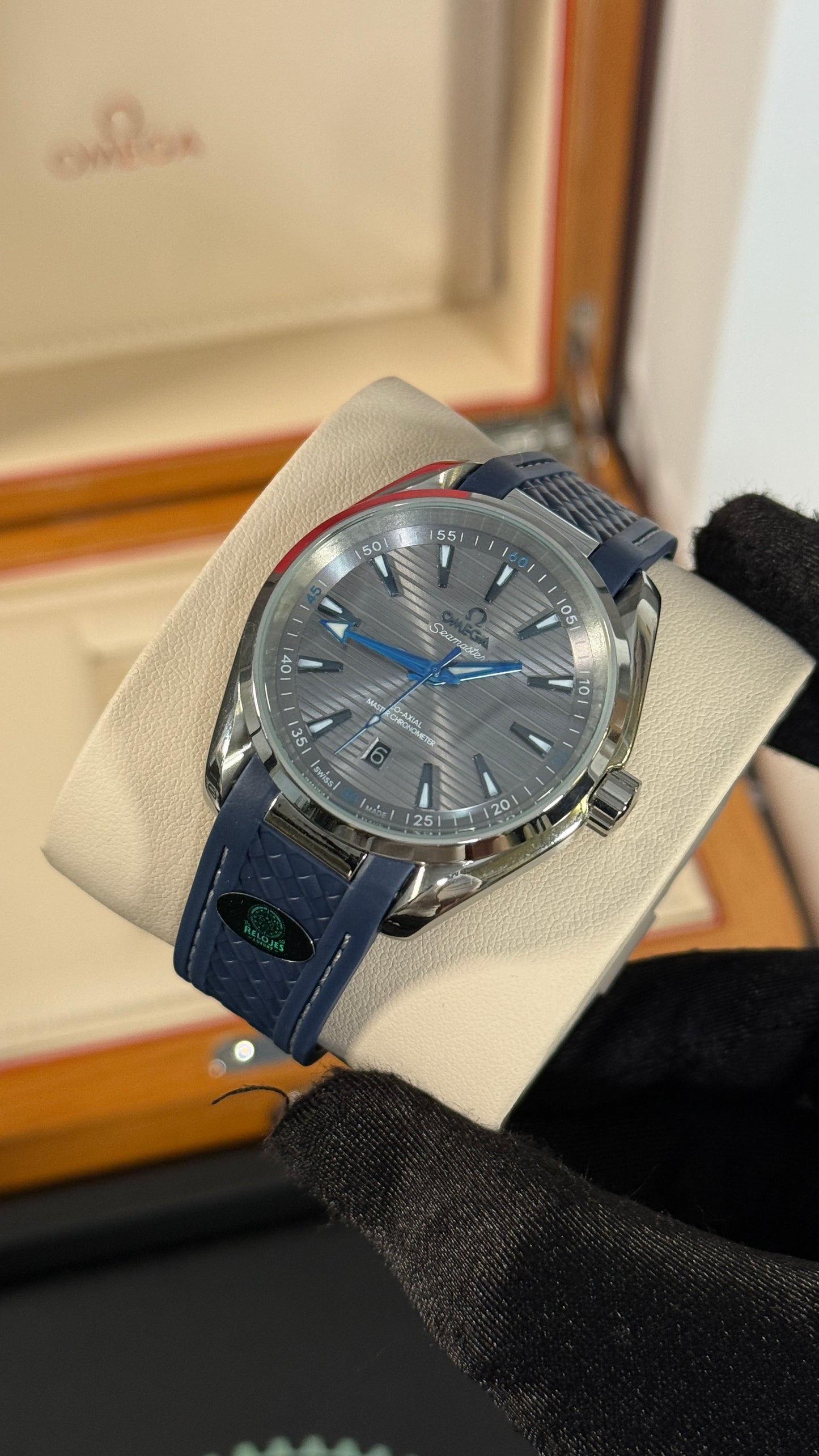 OMG SEAMASTER (PLATA/AZUL) OY