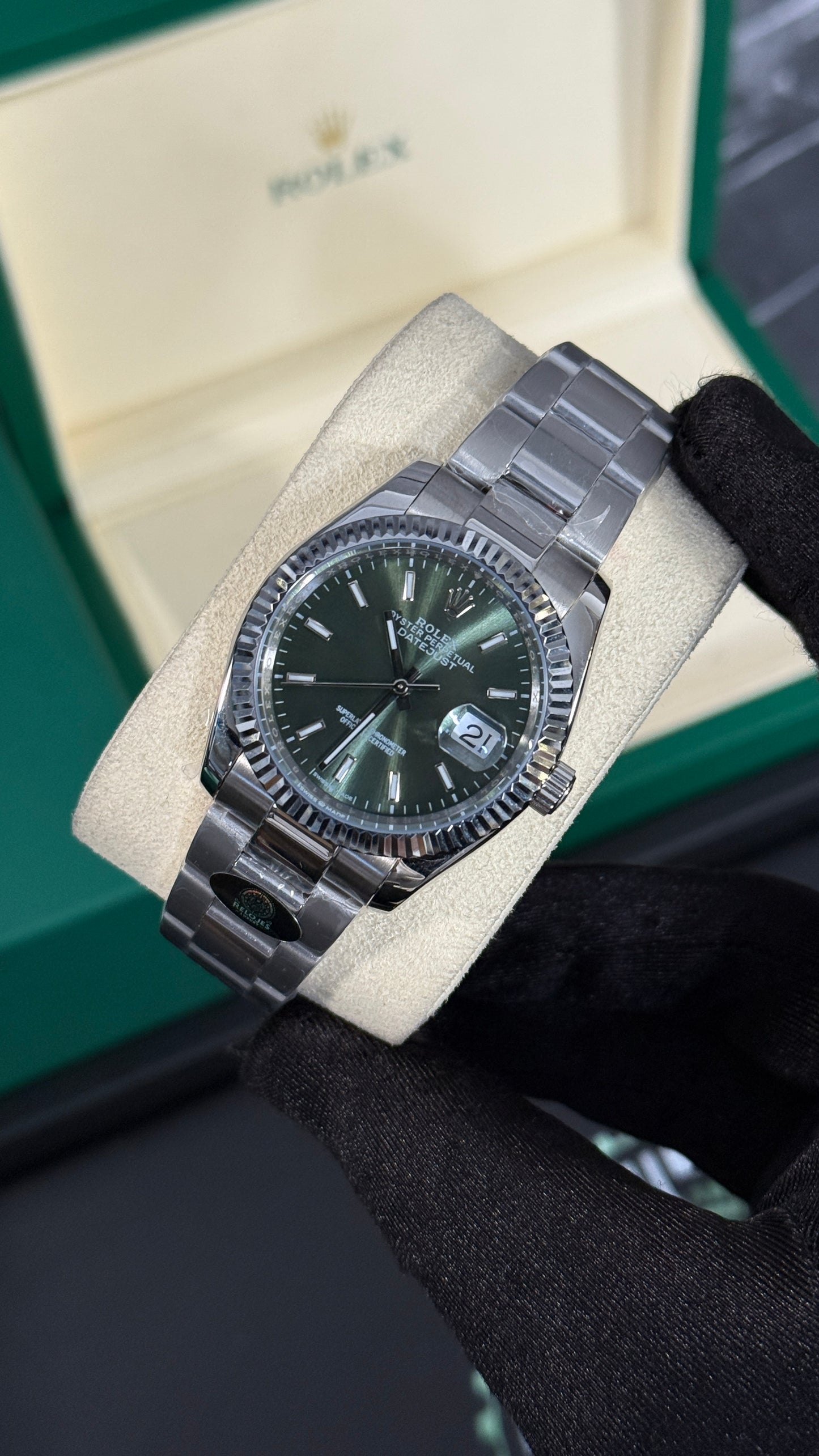RLX DATEJUST VERDE 36MM