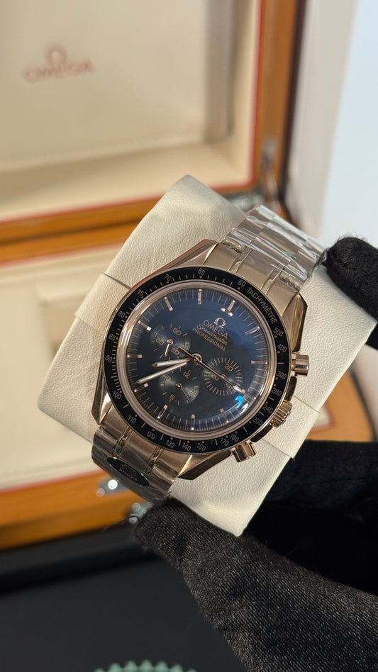 OMG SPEEDMASTER (ORO ROSA/NEGRO) AUTOMÁTICO