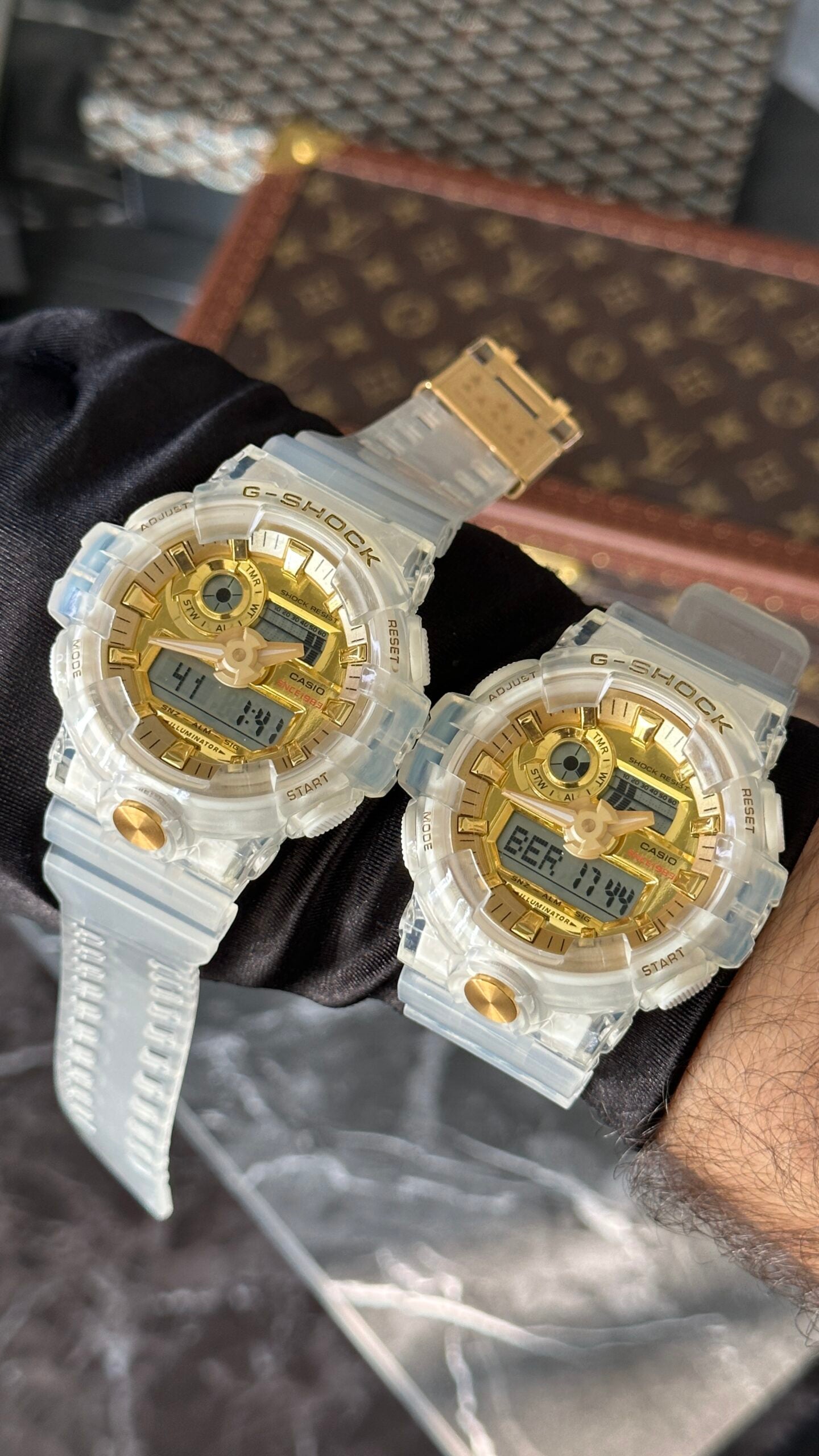 GSHK BLANCO/ORO TRANSPARENTE